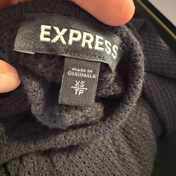 Black open back sweater - Picture 3 of 3